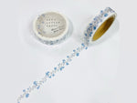 Oeda Original Japanese Washi Tape - Bloom Line Pale Blue