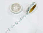 Oeda Original Japanese Washi Tape - Bloom Line Pale Green