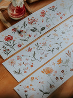 15% off - Meow / Flower Field Washi Tape