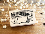 Nonnlala Original Rubber Stamp - Book Book