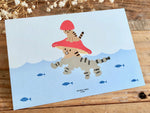 Kinoko Neko Postcard - Summer Fun