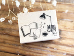 Nonnlala Original Rubber Stamp - On My Desk