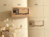 Nonnlala Original Rubber Stamp - Book Store