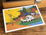 Tabineko Postcard - Autumn