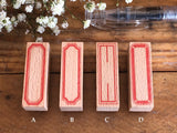 Kurukynki Long Frame Rubber Stamps