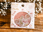 Japanese Washi Masking Stickers / Seal bits - Peach