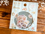 Japanese Washi Masking Stickers / Seal bits - Flowers