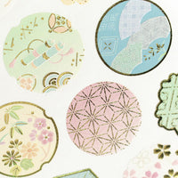 Traditional Japanese Style Sheet of Sticker - Traditional Japanese Patterns