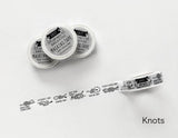 KNOOP Original Washi Masking Tapes - "Numbers" & "Knots" at your choice