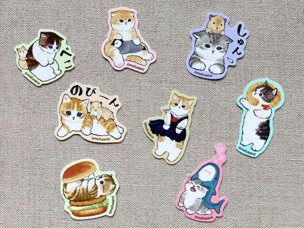 mofusand die-cut small sticker Vol.2 / Catburger